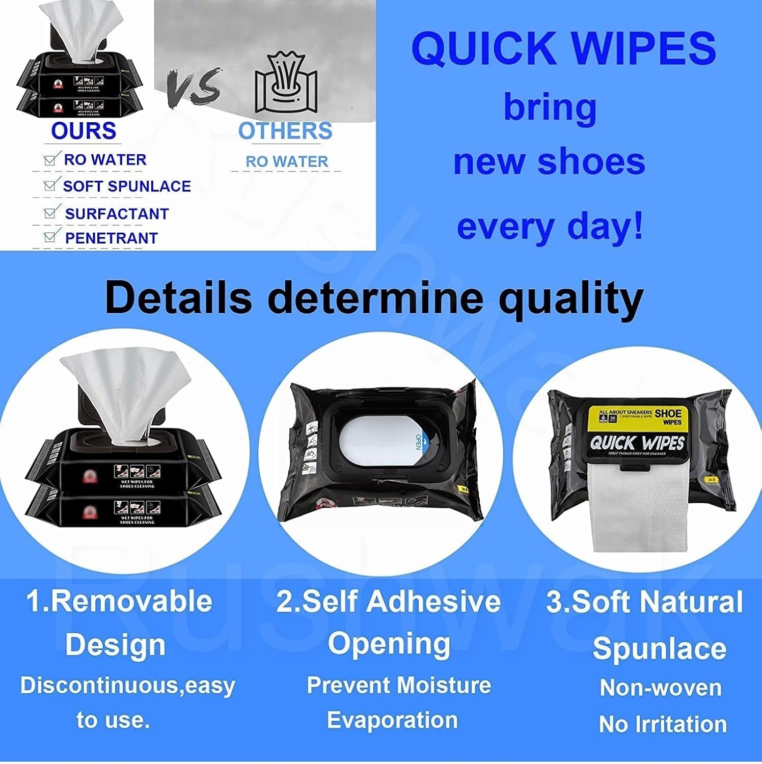 Shoe Wipes (80 + 80 Wipes) Sneaker Wipes Instant Sneaker Cleaner Shoe Cleaning Wipes Sneaker Wipes for Shoes Quick Remove Dirt Stain Shoe Cleaner Wipes Shoe Wipes for Sneakers Cleaning Kit