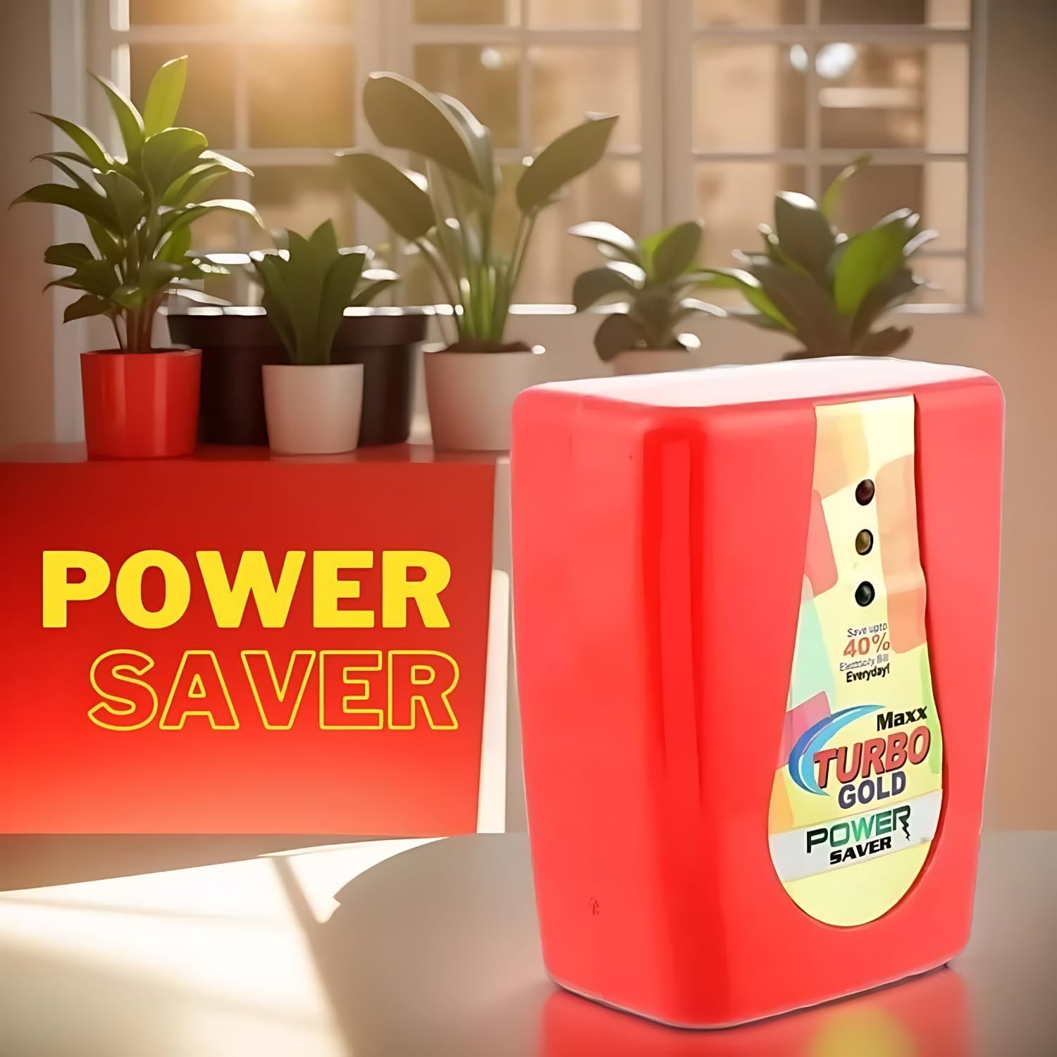 DFEET Turbo Gold Power Saver – Maximize Energy Efficiency and Save Up to 40% on Electricity Bills with Heavy-Duty Design and Premium Copper Wire Technology for Enhanced Performance