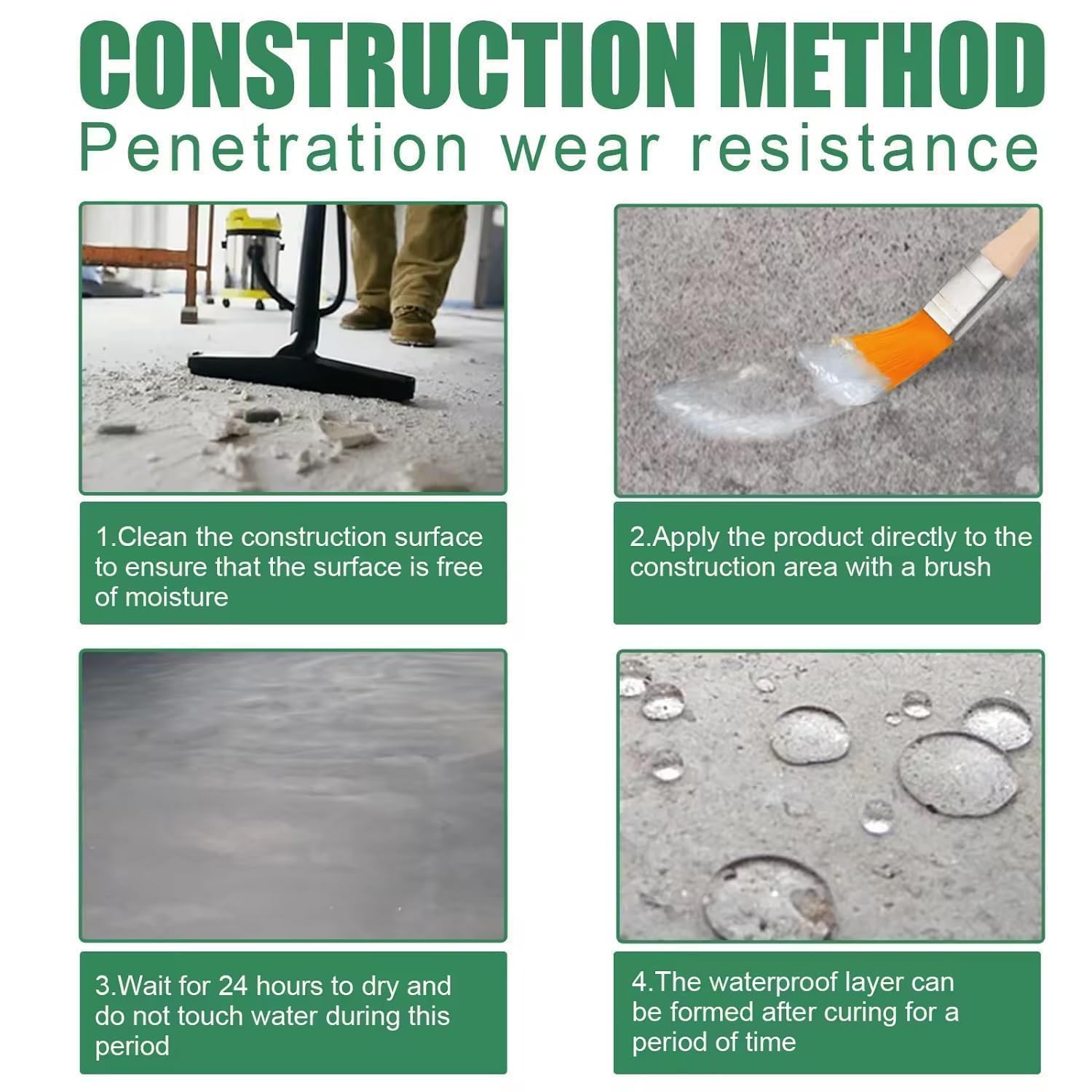 Waterproof Glue for Roof Leakage: Strong Invisible Paint Sealant & Transparent Coating Repair, Super Liquid Adhesive Insulating Chemical Solution with Brush (300ml)