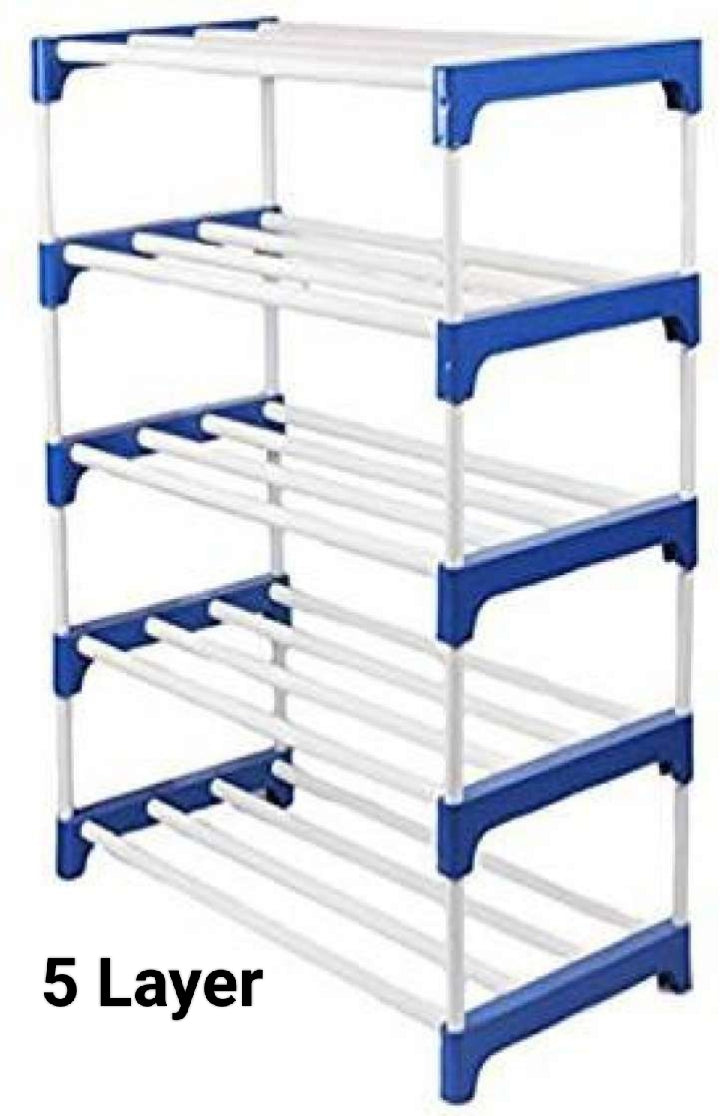 6-Tier Plastic Shoe Rack Organizer